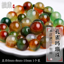 Rongtai malachite multi-colored beads handmade diy beaded bracelet necklace material Buddha beads