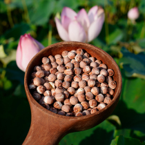 Evening orange red lotus seeds naturally dry non-drying powder glutinous easy to cook fresh peace of mind without sulfur with lotus seed heart