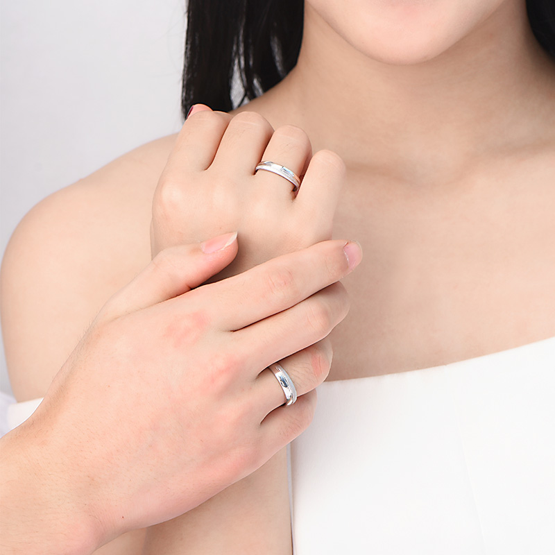 safir plain ring ring pair ring platinum couple ring pt950 live th adjustment platinum engagement proposal ring