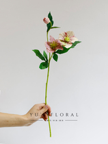 Simulation flower iron chopsticks rabbit sunflower flower with flower home decoration model room decoration floral landscape