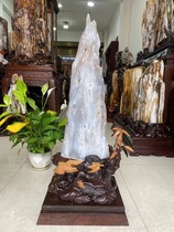 Ice species Myanmar tree jade rough stone Lucky Town House Stone collection Strange stone wood fossil hall Desktop small ornaments