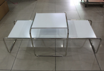 Brewer coffee table Coffee table A few lengths of the table stainless steel rack Laccio coffee Table