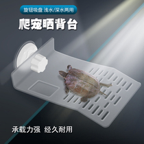 Turtle Sun-Back Terrace Reptile Horns Frog Pet Aquaculture Aquarium acrylic climbing slopes for landscaped suction cups floating islands