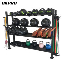 Fitness Room Special Integrated Storage Shelf Men Privately Teach Commercial Sports Fitness Equipment Wall Ball Gravity Ball Shelf