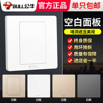 Bull Blank Panel Socket Concealer Cover False Switch Plug Decorative Cover Type 86 Cord Mating Cover