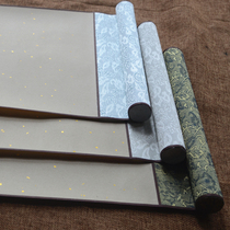 Calligraphy props small scroll antique life Xuan painting heart painting axis scroll painting axis calligraphy and painting axis mini scroll new product