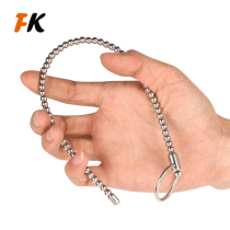 Metal horse eye rod stainless steel urethral blockage prostate continuous orgasm JJ insertion rod for men gay gay products