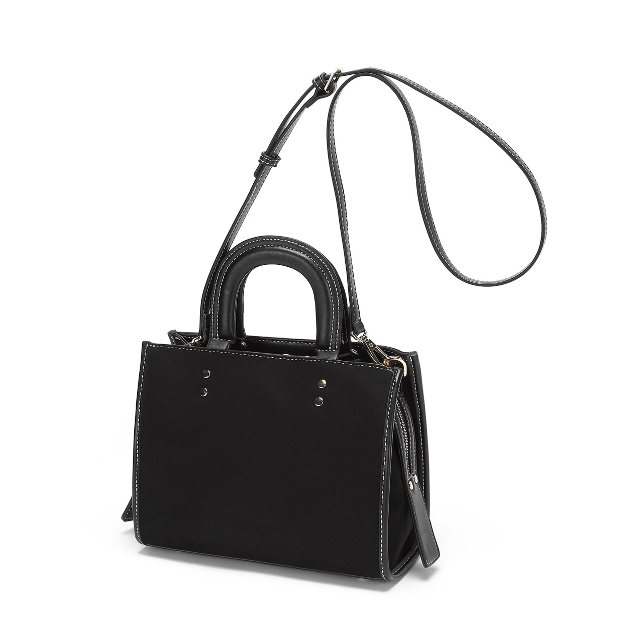 shoebox鞋柜 杜拉拉18秋新款斜挎包简约通勤ol小方包手提斜跨包女