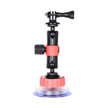 Suitable for GOPRO8 7 6 sports camera car three-foot suction cup bracket car glass fixed suction cup