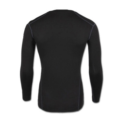 Clearance free shipping round neck lined outdoor sports fitness tights long sleeve milk silk baseball basketball breathable