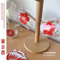 Lilc home original Heineword stickers Adhesive Mini Individuality Little Stickers Cup Eggs Wedding Dress Dress