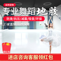 Dance floor Rubber floor mat Gym PVC professional classroom Plastic sports floor Indoor ballet kindergarten