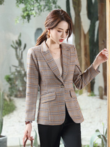 Spring and autumn new net red small suit Korean version small loose casual professional suit design British style jacket