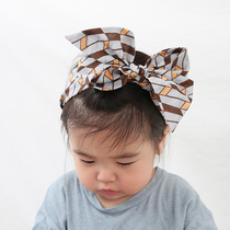 Baby hair with spring and autumn thin protective halibut door oversized butterfly knot hair with cute super cute princess baby head decorated girl