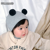 Baby Hat Spring Autumn baby newborn Mickey Ball Ball cute super cute male and female baby hat protective ear cap for baby
