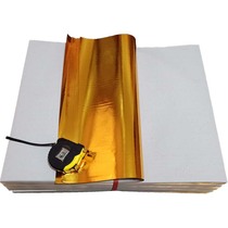 Large gold ingots zhi square fold Lotus cornucopia worship Buddha 50cm film jin yin zhi burning 100