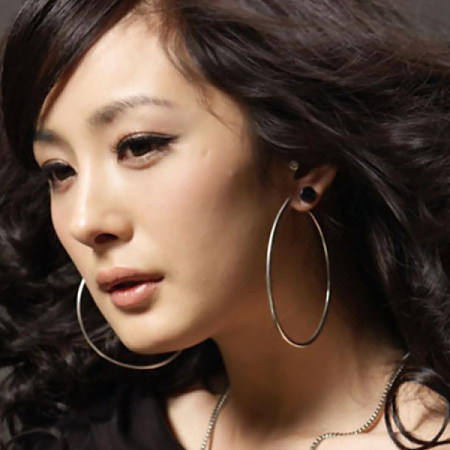 包邮日韩饰品韩版夸张夜店仿泰银大耳圈耳环女防过敏耳坠