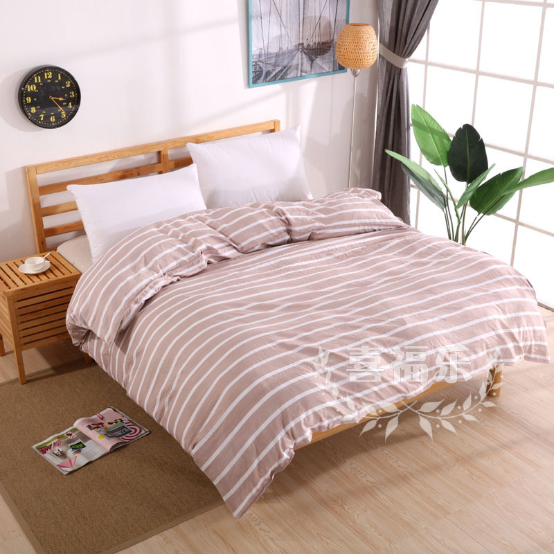 washed quilt cover single student dormitory single 1.5 bed double 200*230 meter cartoon cotton cloth plus quilt cover