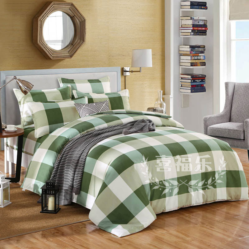 washed quilt cover single student dormitory single 1.5 bed double 200*230 meter cartoon cotton cloth plus quilt cover