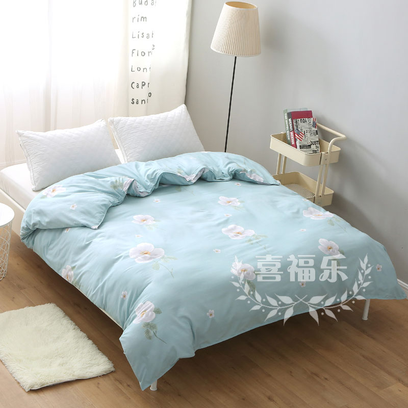washed quilt cover single student dormitory single 1.5 bed double 200*230 meter cartoon cotton cloth plus quilt cover
