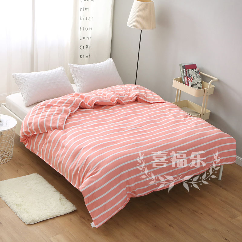 washed quilt cover single student dormitory single 1.5 bed double 200*230 meter cartoon cotton cloth plus quilt cover