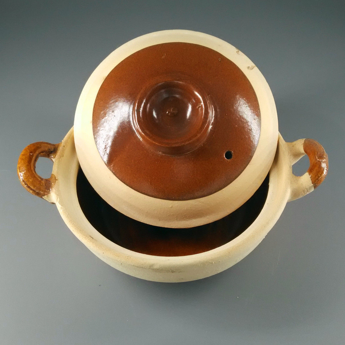 机砂锅瓦煲锅耐热饭锅碗陶瓷现在机器使用黑色