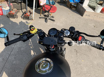 Retro street running Longjia V coffee 250 modified plus height adjustment separation handlebar CNC faucet handlebar separation special