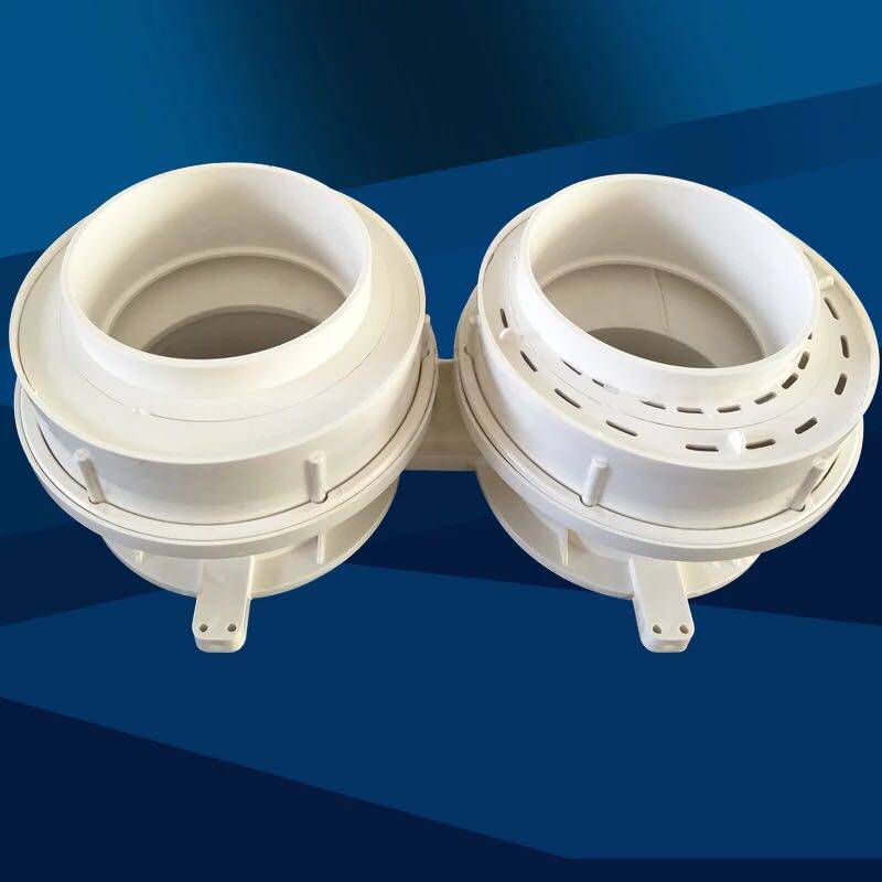 pvc同层排水管件 110可调节预埋双偏心积水器 组合式漏水处理器
