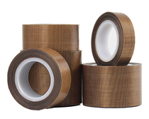 Tiflon Adhesive Tape High Temperature Resistant Rubberized Fabric Anti-Burn Insulation Cloth Sealing Machine Vacuum Machine Teflon High Temperature Adhesive Tape