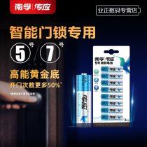 Nanfu Chuanying smart door lock battery does not leak alkaline battery 1 5v mouse electronic password fingerprint lock special