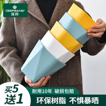 Flower Pot Nordic Minima Meat Cute Little Potted Plastic Home Resin Conical Irregular Flowerpots Balcony Mint