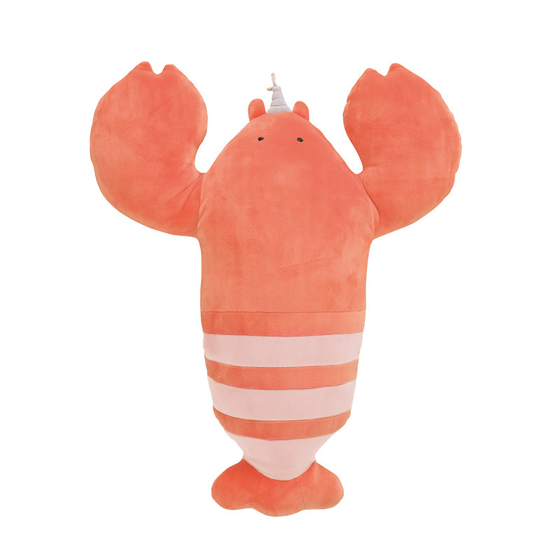 livheart小龙虾抱枕公仔睡觉玩偶毛绒玩具娃娃圣诞礼物送