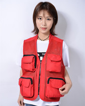 Summer Bilayer Mesh Waistcoat Professional Photography Waistcoat Leisure Photography Vest Spring Autumn male and female dual-use photographer