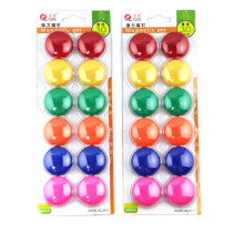 10 plate strong and strong 3012 powerful magnetic bead diameter 30mm color magnetic suction white board magnetic grain (12 grain plate)