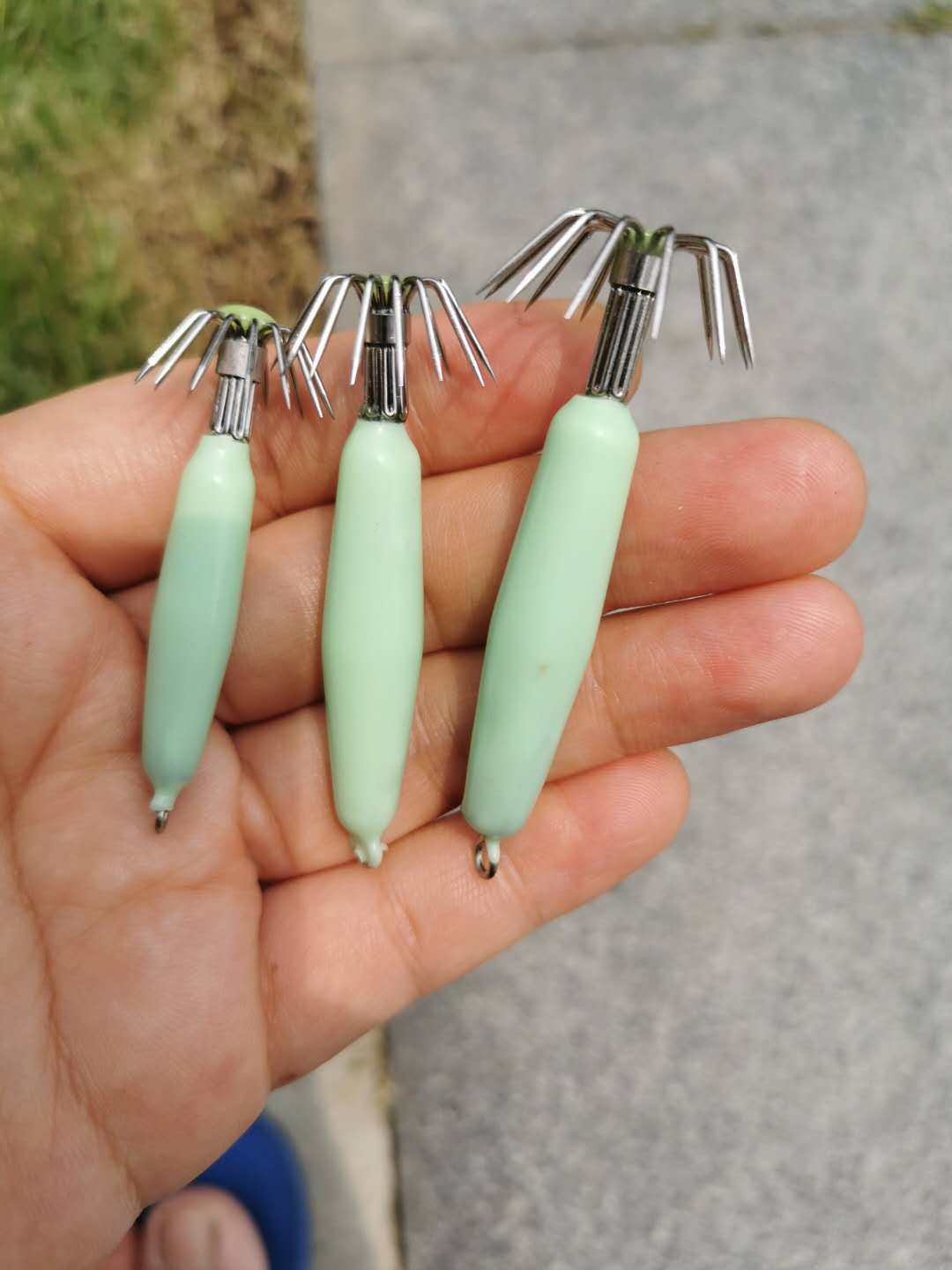 迷你夜光鱿鱼钩吹筒钩小管钩小乌贼墨鱼发光荧光木虾章鱼八爪钩小