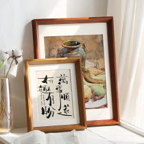 Solid wood frame hanging wall 16 inch 24 inch 30 Large picture frame Jigsaw Puzzle Framed framed 5075 Custom Size Jane about 4 open 8K