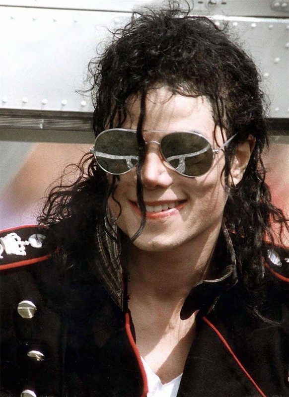 舞台表演假发洗胶波浪长卷发michael jackson迈克尔杰克逊假发