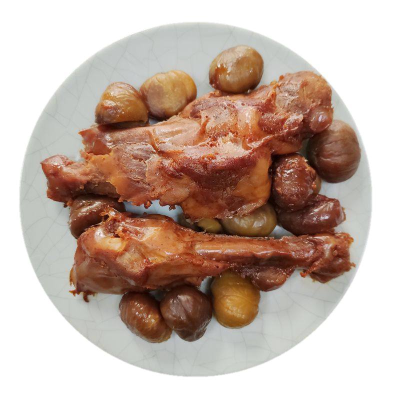 卤煌驾到板栗鸭排鸭腿500g包邮糖醋香辣酱香味卤味零食小吃熟食品