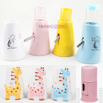 Full 78) Hamster Golden Bear Hedgehog Ceramic Water Bottle Bottle Holder Drinker Water Zun can be aggravated