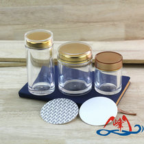 Yunfeng gold cover crystal bottle Sanqi powder antler powder Maca saffron Dendrobium tin bottle