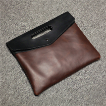 Handbag men 2019 new Korean trend vintage fashion Hand bag small business men Bag clutch bag IPAD bag