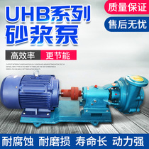 50UHB-ZK mortar pump desulfurization pump dust removal sewage pump 65UHB80UHB100UHB corrosion-resistant and wear-resistant centrifugal pump