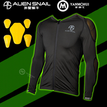 Alien Snail Summer Mesh Sweatshirt Rebound Protection Riding Men And Women Universal Ninja Armor Breathable Black Big Code
