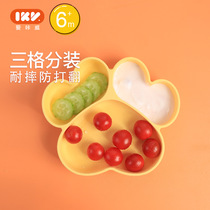 Love Kowi IKV Baby Cat Paw Bear Claw Dinner Plate G SUCTION CUP SILICONE ANTI-FALL ACCESSORY BOWL CUTE CHILDREN CUTLERY CUTLERY