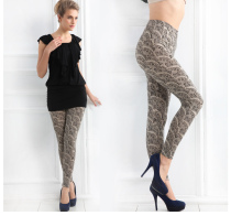 New Orrina Ecological Bamboo Fiber Woman Socket FK 116 lace printed pants