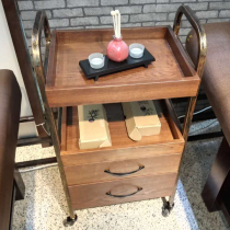 New solid wood beauty salon trolley beauty tool car Beauty car Nail tool car Beauty salon car