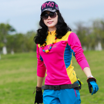 Outdoor fast drying women long sleeve T-SHIRT color slim thin absorbent breathable quick-drying sunscreen UV spring and autumn