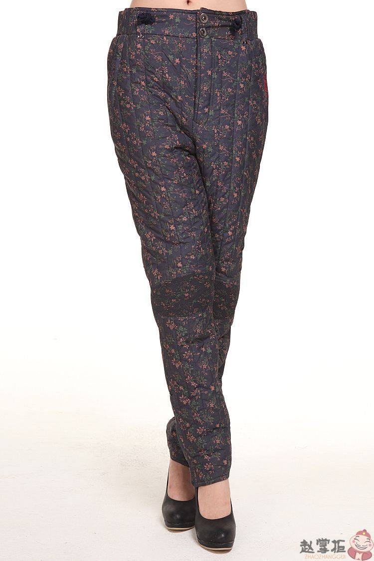 羊毛/驼绒棉裤女士冬季保暖裤老大级驼/羊毛棉裤正品女冬加厚棉裤