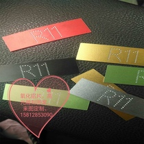 Color aluminum sheet high-gloss lettering aluminum plate engraving bright pattern anodized aluminum oxide sheet