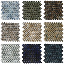 American pastoral strip brick fishbone herringbone dense spell bathroom bathroom kitchen living room background wall brick mosaic